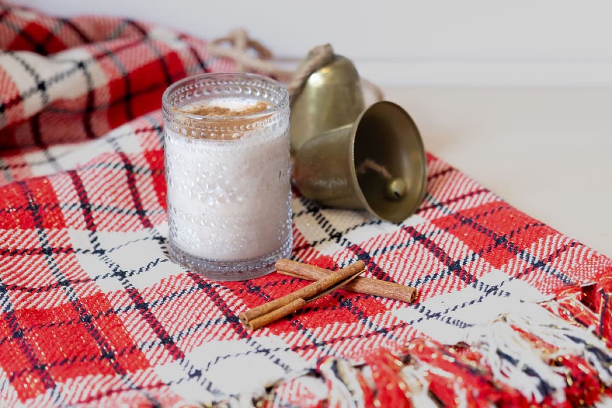 Eggnog Protein Shake