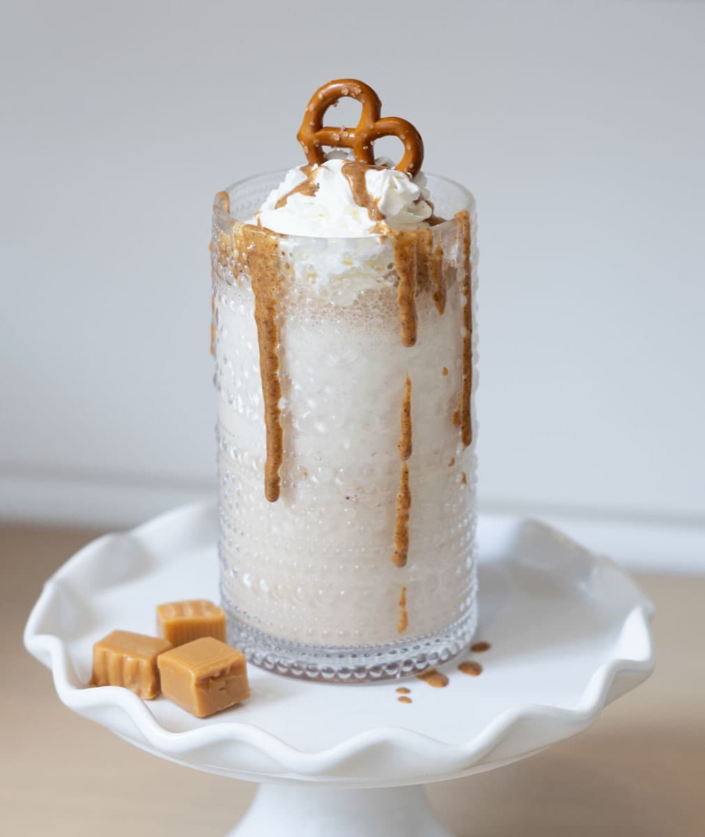 Salted Caramel Pretzel Protein Shake