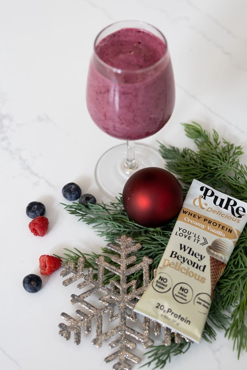 Winter Berry Protein Shake